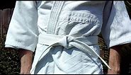 How to Tie Kids Belt for Martial Arts
