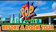 Disney's Pop Century Room Tour and Walkthrough at Walt Disney World Resort [4K POV]