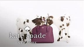 we herd you’ve got a lot going on: the cameron street lottie handbag | kate spade new york
