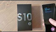 Samsung Galaxy S10E Unboxing - Prism Black