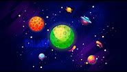 Galaxy With Colorful Planets in Adobe Illustrator CC Tutorial Galaxy Wallpaper