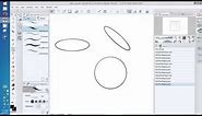 Using the ruler tool to draw circles in Clip Studio Paint Pro/Manga Studio 5