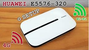 Huawei E5576-320 mobile 4G router Wi-Fi • Unboxing, installation, configuration and test