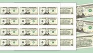 Printable Play Money: $20 Bill