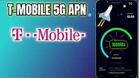 T-Mobile 5G APN Settings | T-Mobile apn settings