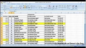 HOW TO ARRANGE STUDENT RECORD ACCORING TO NAMES Alphabetical order