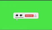 YouTube Subscribe Button | Free download | Green screen YouTube Subscribe Button