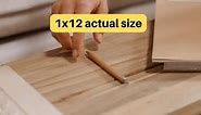 1x12 actual size - WoodworkingToolsHQ