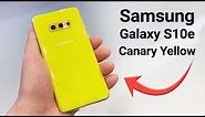 Samsung Galaxy S10e - Canary Yellow | Does it Look Good?