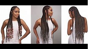 JANET COLLECTION EZ BRAID 56 INCHES SPIRAL ROD HOT WATER SET CROCHET BRAIDS OET/BURG