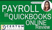 DEMO | Reviewing QuickBooks Online Payroll - Complete with Running a Payroll!