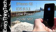 iPhone 4S iOS 9.3.1 Low Power Mode Test [VLOG#2]