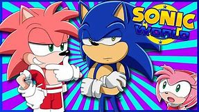 MALE AMY ROSE?! Sonic And Jamey Rose Play Sonic World