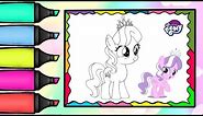 My Little Pony Diamond Tiara Coloring | MLP Coloring Page | Coloring Videos for Kids #coloring #mlp