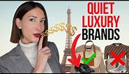 Top Quiet Luxury Brands Everyone is wearing in Paris