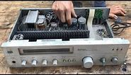 Hitachi HA-4500 Audio Amplifier Recovery // Restore And Reuse JAPAN Amplifier