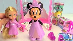 Minnie Mouse Dresses Like a Princess Cinderella and Rapunzel