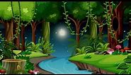 Free Download Animated Jungle Background | Cartoon Background Loop | Animated Forest Background