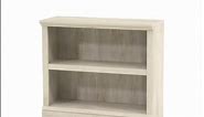 SAUDER 29.92 in. Chestnut Wood 2-shelf Standard Bookcase with Adjustable Shelves 423031