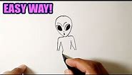 How to draw an alien | EASY DRAWING IDEAS