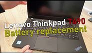 Lenovo #ThinkPad T490 internal Battery Replacement