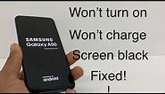 How to Fix Samsung Galaxy A50, A51, A70 won’t turn on, Won’t charge - screen went black