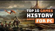 best historical games for pc || top 10 best historical war games for pc