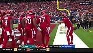 C.J. Stroud Rushes for a touchdown then has Funny Celebration