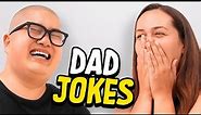 Dad Jokes | Don't laugh Challenge | Alan vs Sam | Raise Your Spirits
