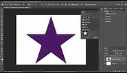 How to Draw a Perfect 5 Point Star in Photoshop