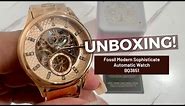 Fossil Modern Sophisticate Automatic Rose Gold Watch | BQ3651 | Watch Feature | Unboxing