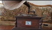 HIS MASTER'S VOICE GRAMOPHONE WITH GARRARD 30 MOTOR