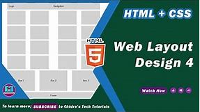 How to create Website Page Layout in HTML CSS | using Float - Web Layout Design Tutorial 04