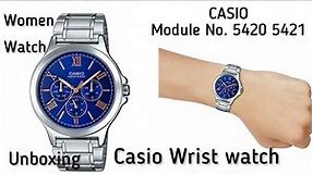 CASIO Women's Stainless Steel Women'sAnalog Watch Module No.5420 5421 unboxing & Review #Casio