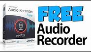 Free, Easy-to-use Audio Recorder for Windows / Mac