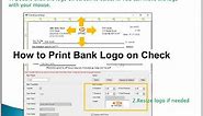 How to add bank logo to check