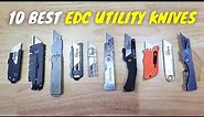 10 EDC Utility Knives Compared (GERBER vs WORKPRO vs OUTDOOR EDGE vs EXCEED DESIGNS vs AEROCRAFTED)