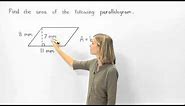 Area of a Parallelogram | MathHelp.com