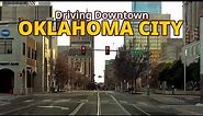 Oklahoma City 4K - Driving Downtown - Oklahoma, USA