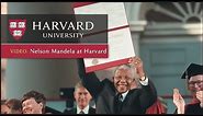 Nelson Mandela at Harvard