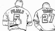 11 days until Spring Training: Let these printable Angels coloring pages help you relax