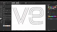 Create Monoline (Single Stroke) Text in Illustrator