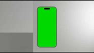 Iphone 14 Pro Max 3D Mockup | Green Screen Background Video