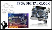 FPGA MAX 10 INTEL TERASIC DE10-Lite Board: VHDL DIGITAL CLOCK