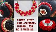 DIY/Tutorial for 6 best Indian wedding hair accessory 2019