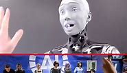 The world's first robot-human press conference