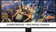Samsung 28-Inch UE570 UHD 4K Gaming Monitor 60Hz Refresh, Computer Monitor, 3840 x 2160p Resolution