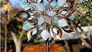 Lariander Wind Spinners Outdoor for Yard and Garden, Metal Large Wind Spinner & Sculptures 84 Inch, Kinetic Windmills for Yard Decor Birthday Gifts for Women
