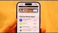 How To Update App Store On iPhone! (2023)