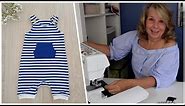 How to sew a Baby Romper | Overall | Dungies | sewing for Babies | Frocks & Frolics